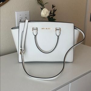 Michael Kors White Purse
